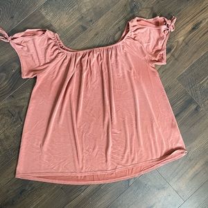 Hummingbird brand off the shoulder top